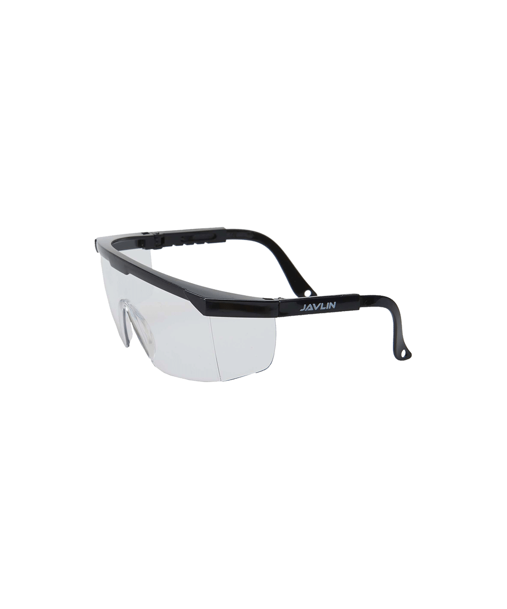 Eurospec Safety Glasses – Clear Lens with Scratch-Resistant & Anti-Fog Coating