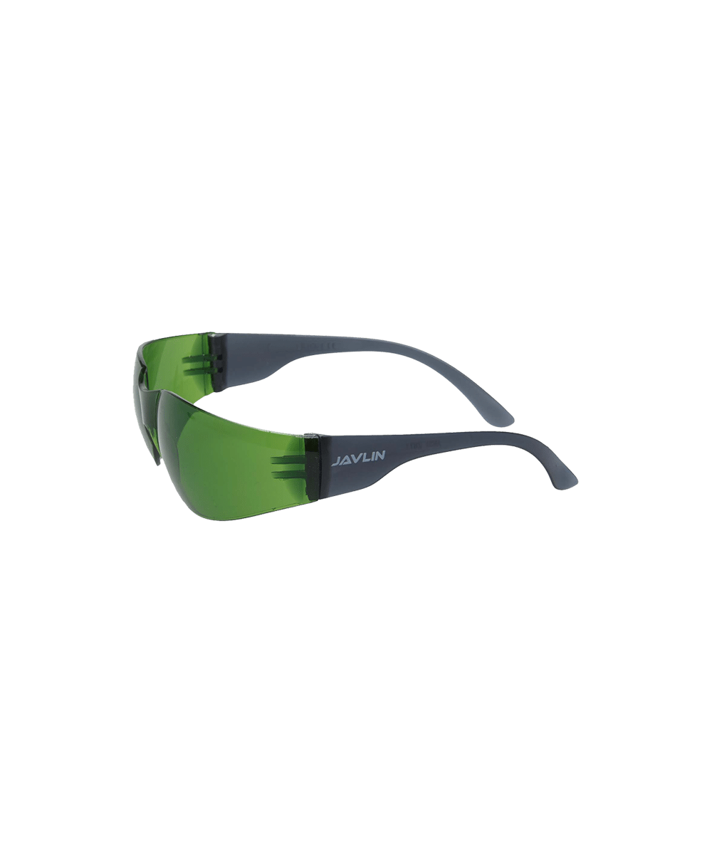 Sporty Safety Glasses – Green Lens with Scratch-Resistant Coating
