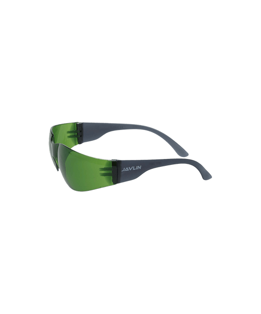 Sporty Safety Glasses – Green Lens with Scratch-Resistant Coating