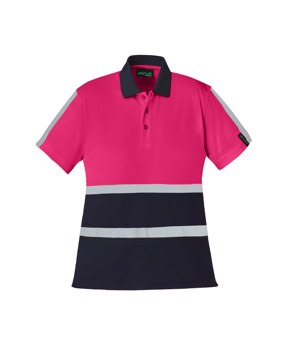 Her Hi-Vis Two Tone Golfer With Reflective Tape