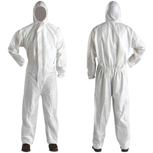 Non-Woven Disposable Coverall (Unisex) White 45gsm