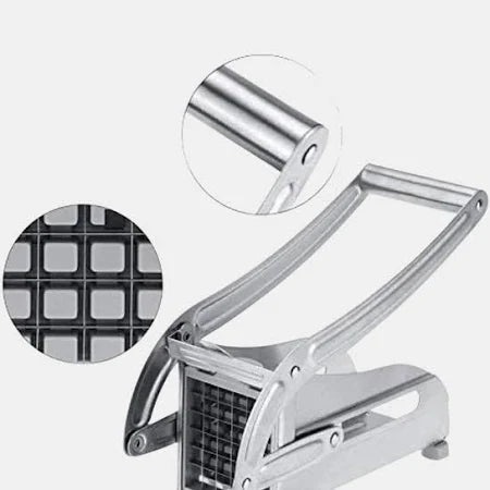 Stainless Steel French Fry & Vegetable Cutter – Dual Blade Design
