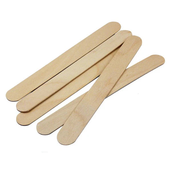 Single-Use Wooden Tongue Depressors Medical Examination (100 Pack)